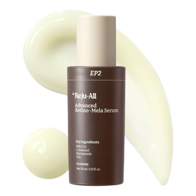 Dr.Reju All Advanced Serum Retino Mela – Sérum Visage au Rétinol, Teint Uniforme et Anti-Âge (30 ml)