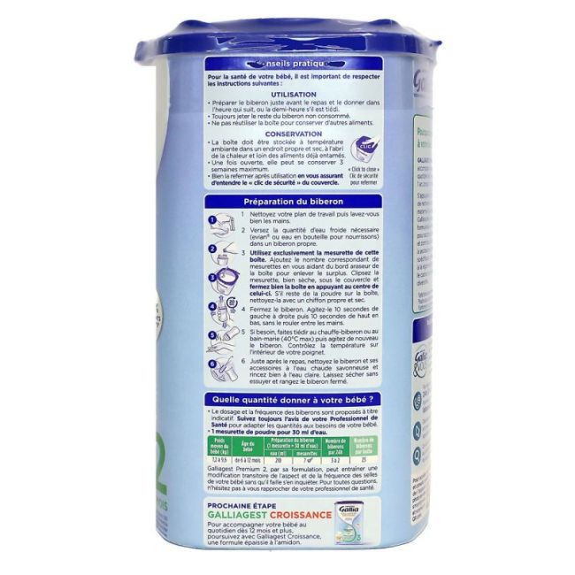 Galliagest Premium 2Eme Age 800G