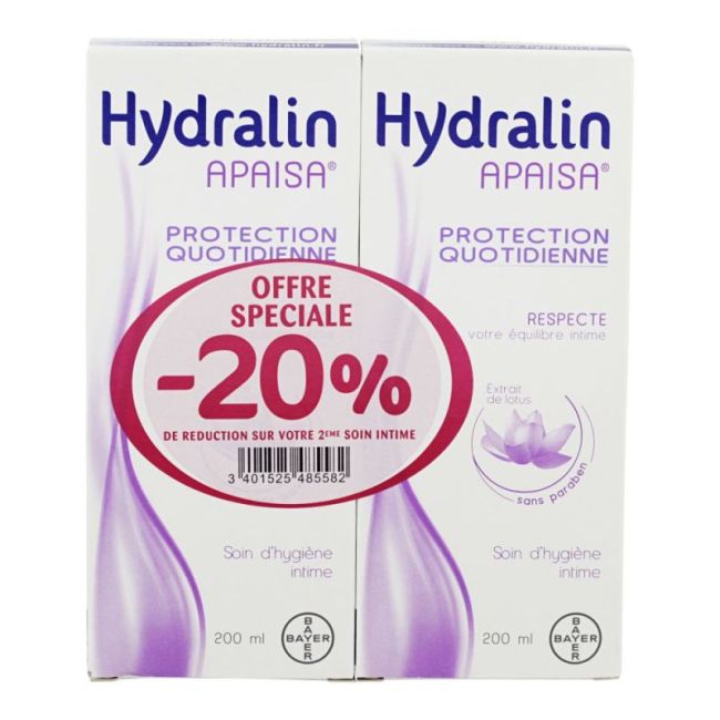 Hydralin Quotidien 2X200Ml -20 Sur Le 2E