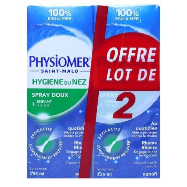 Physiomer Brumisation Vert 135Ml X2
