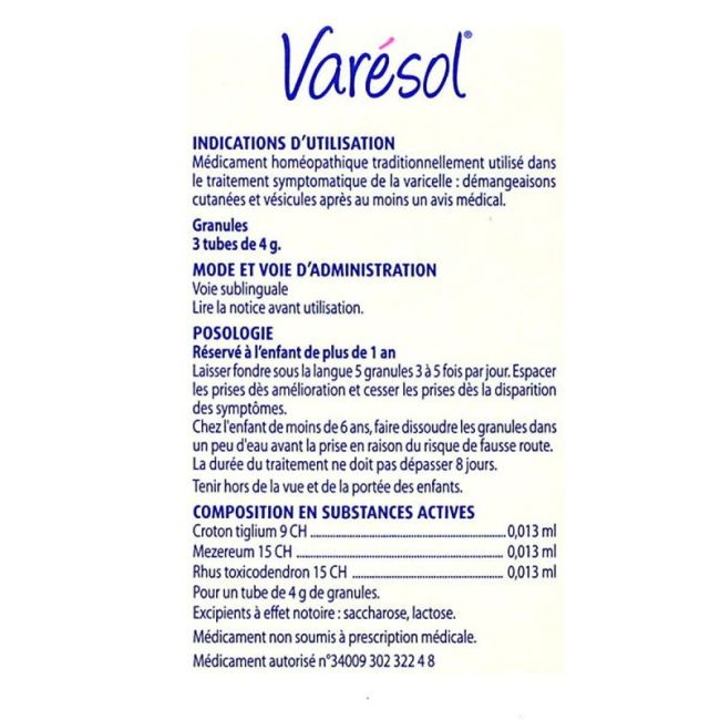Varesol Tube 3