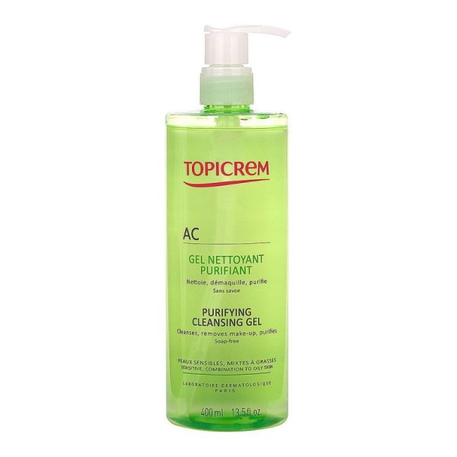 Topicrem Ac Gel Nettoy Purif Fl Ppe/400Ml