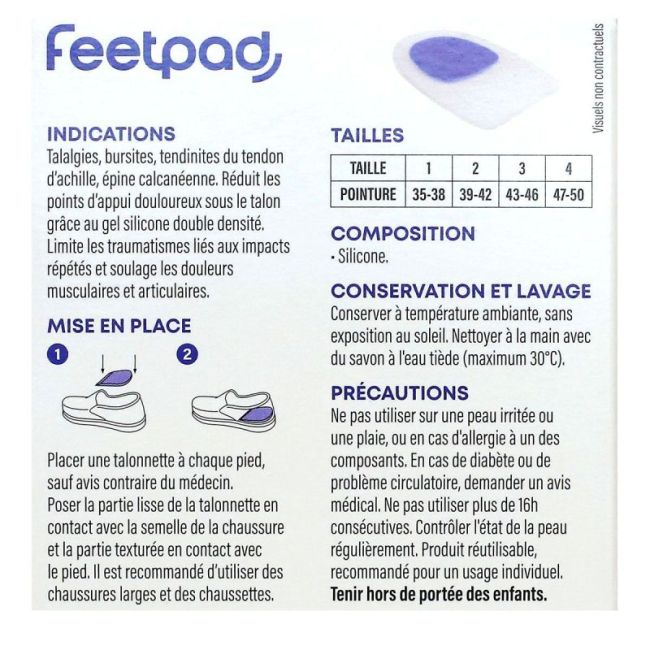 Talonnette Feetpad Plate T1