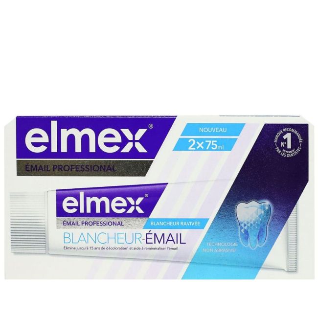 Elmex Dent Blancheur Email 75Mlx2
