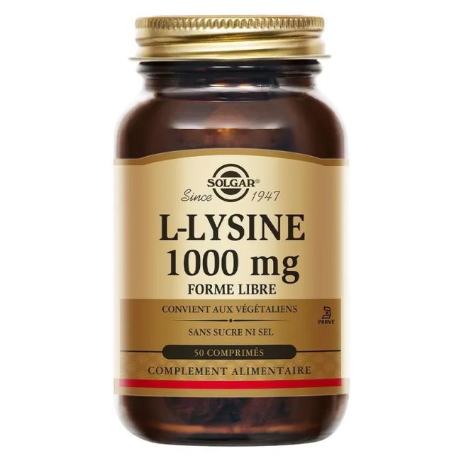 Solgar L-Lysine 1000Mg Gel 50
