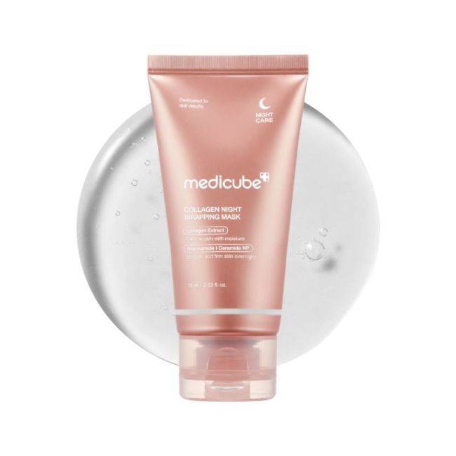 Medicube Collagen Night Wrapping Mask – Masque de nuit effet film au collagène (75 ml)