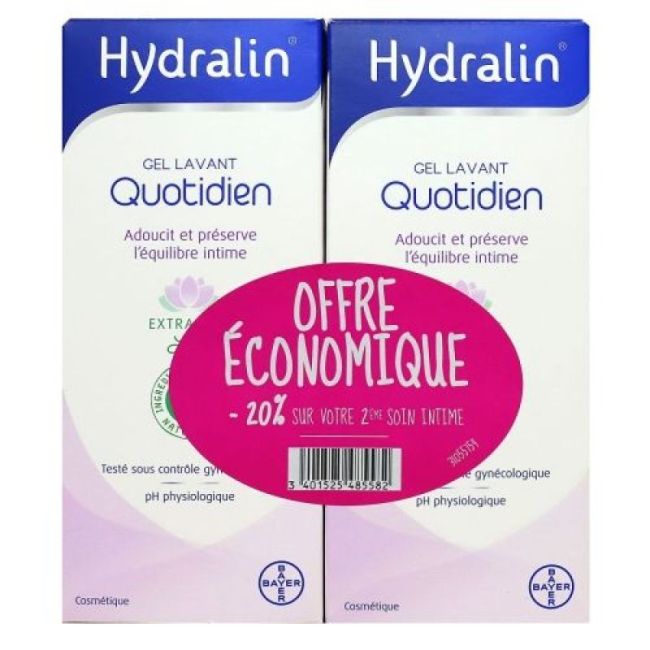 Hydralin Quotidien 2X200Ml -20 Sur Le 2E