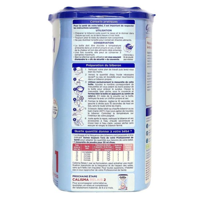 Gallia Calisma Relais 1Er Age 800G