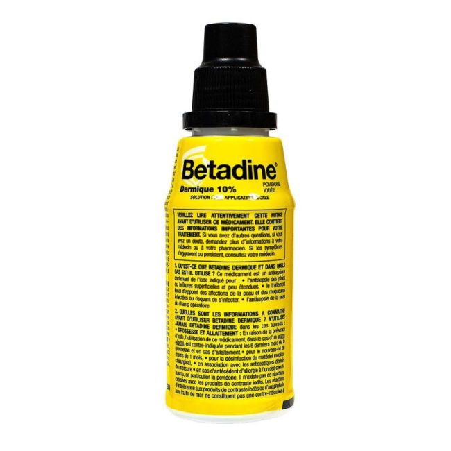 Betadine Jaune Sol Derm 125Ml