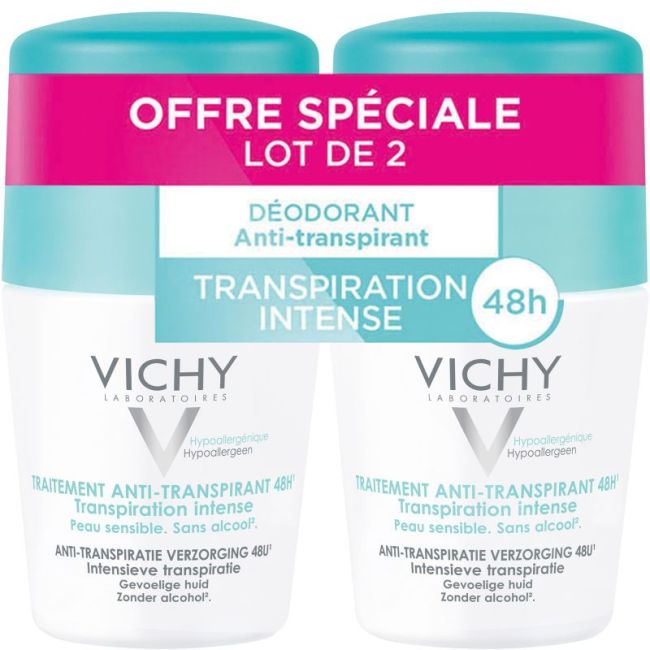 Vichy Deo Bille Antitrans Vert 2X50Ml