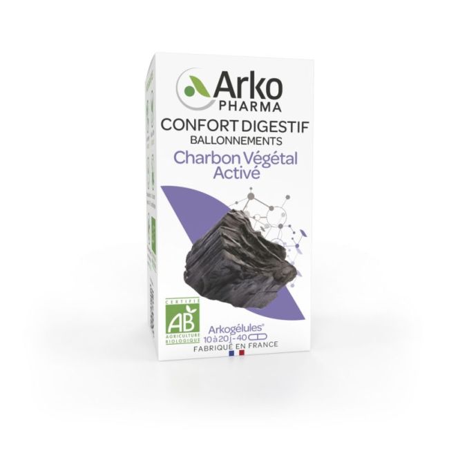 Arkog Charbon Vegetal Bio Gelul 40
