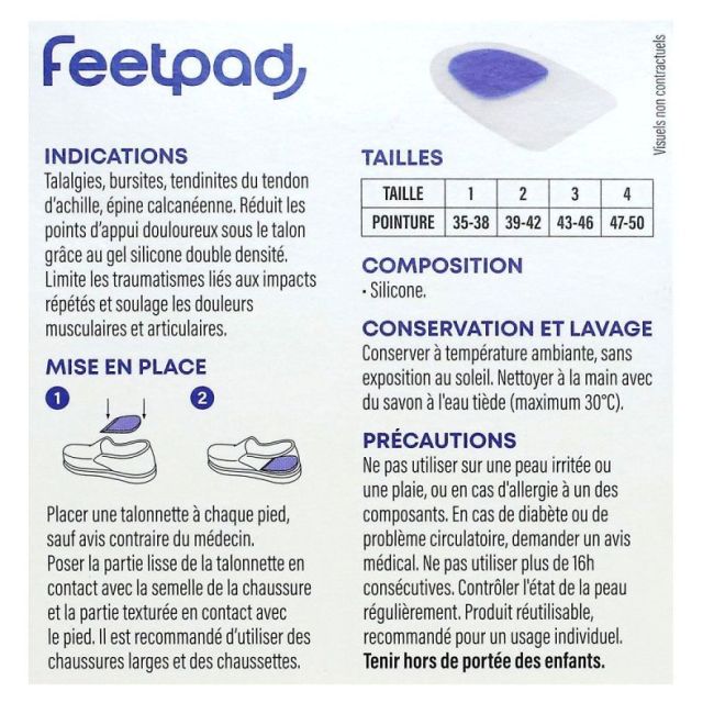 Talonnette Feetpad Plate T2