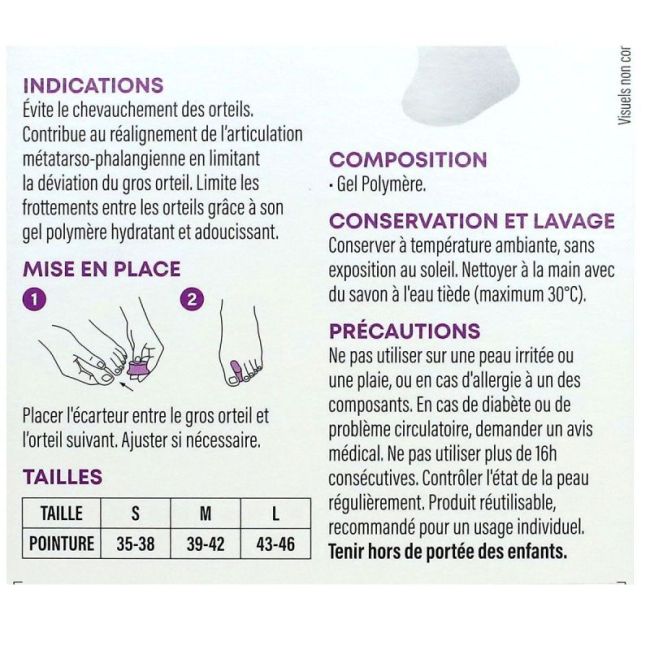 Feet Pad Hallus V Ecar-Ort Tl B/2