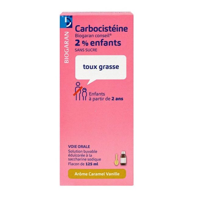 Carbocisteine Bgr 2 Ss Sucre Enf 125Ml