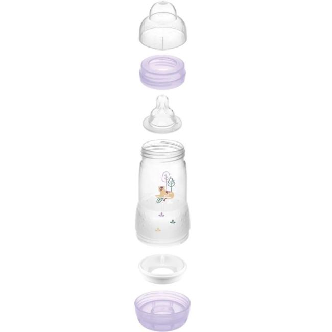 Mam Bib 160Ml Lilas D1