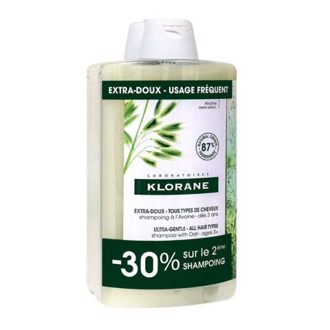 Kl Shamp Avoine Bio 400Ml X2
