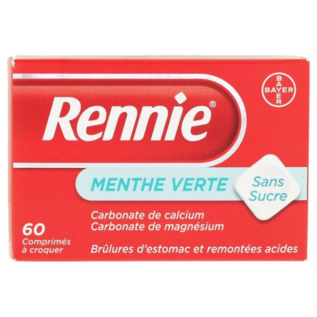 Rennie Sans Sucre Cp 60