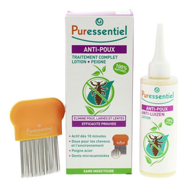 Puressentiel Poux Peigne Sp 100Ml